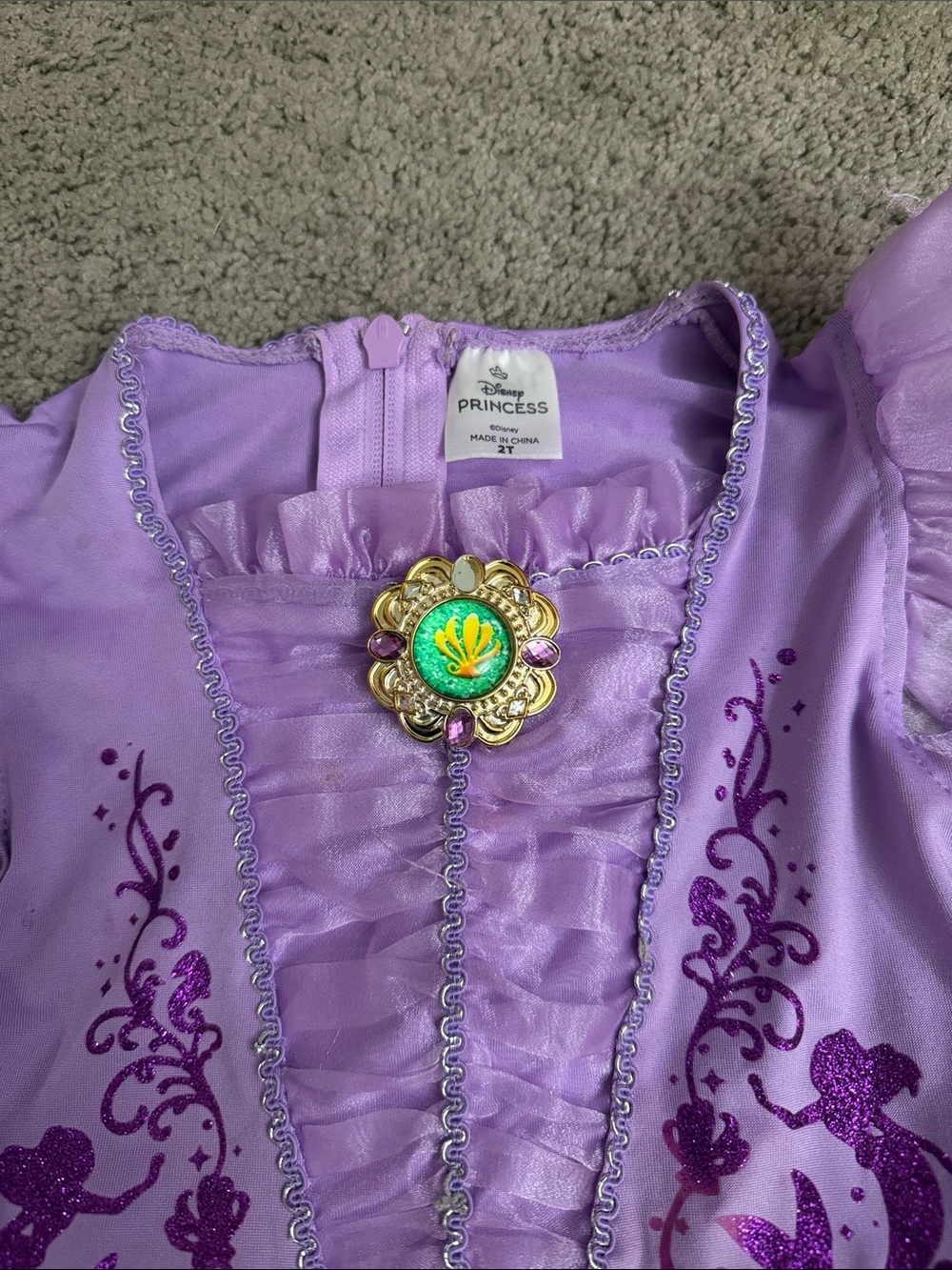 Disney Purple and Aqua Little Mermaid Princess Dress Costume - Picture 2 of 2
